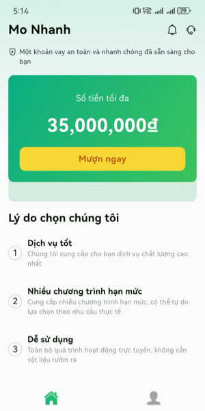Mở nhanh App